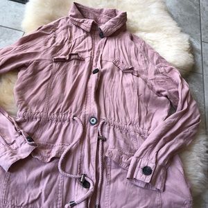 Dusty rose lightweight jacket